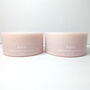 Abib PDRN Retinal Eye Patch Glow Jelly 2 Pack 60 Pairs Each K-Beauty Skincare